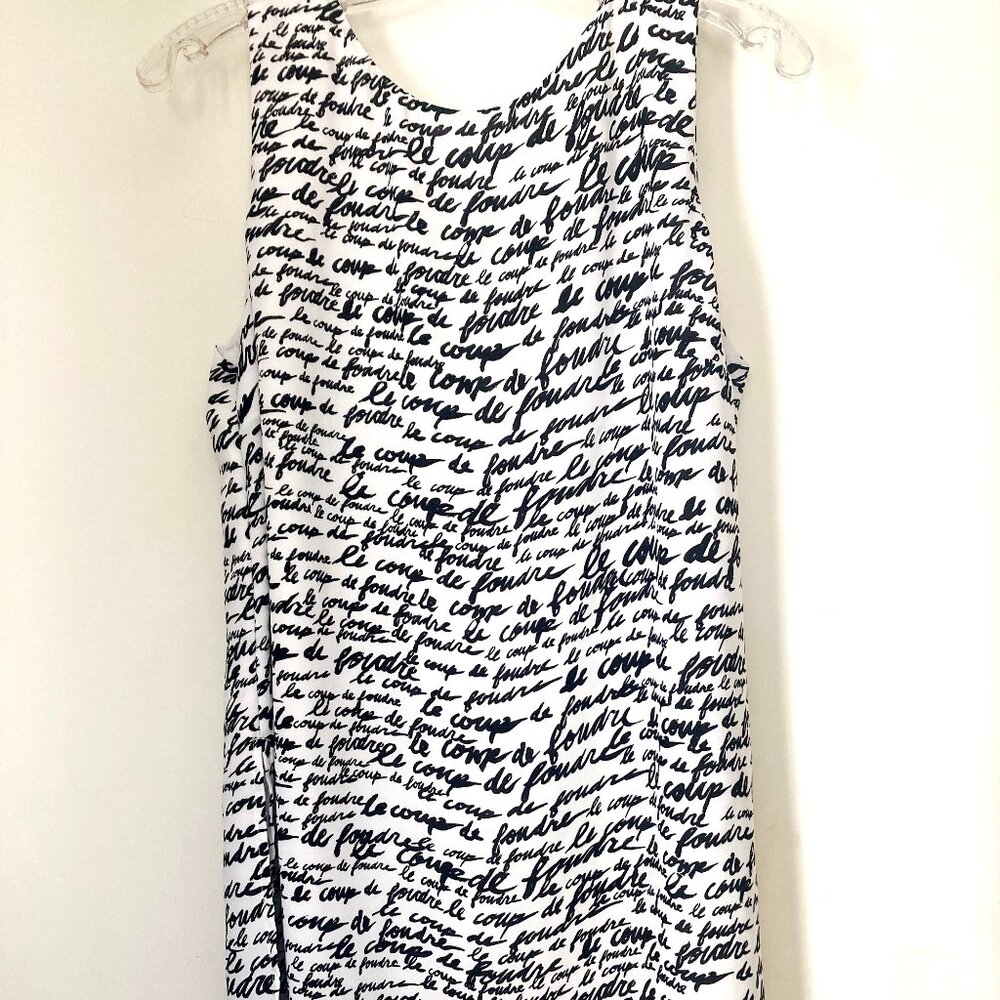 Chico's Long Women Tank Causal/fancy Tank Top With Split on the Side, Size 1